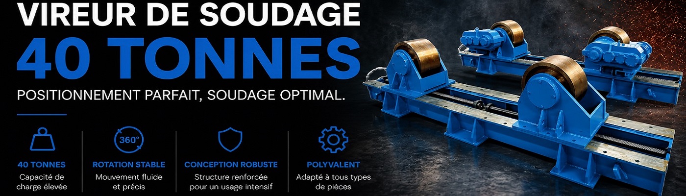 Positionneurs et vireurs de soudage